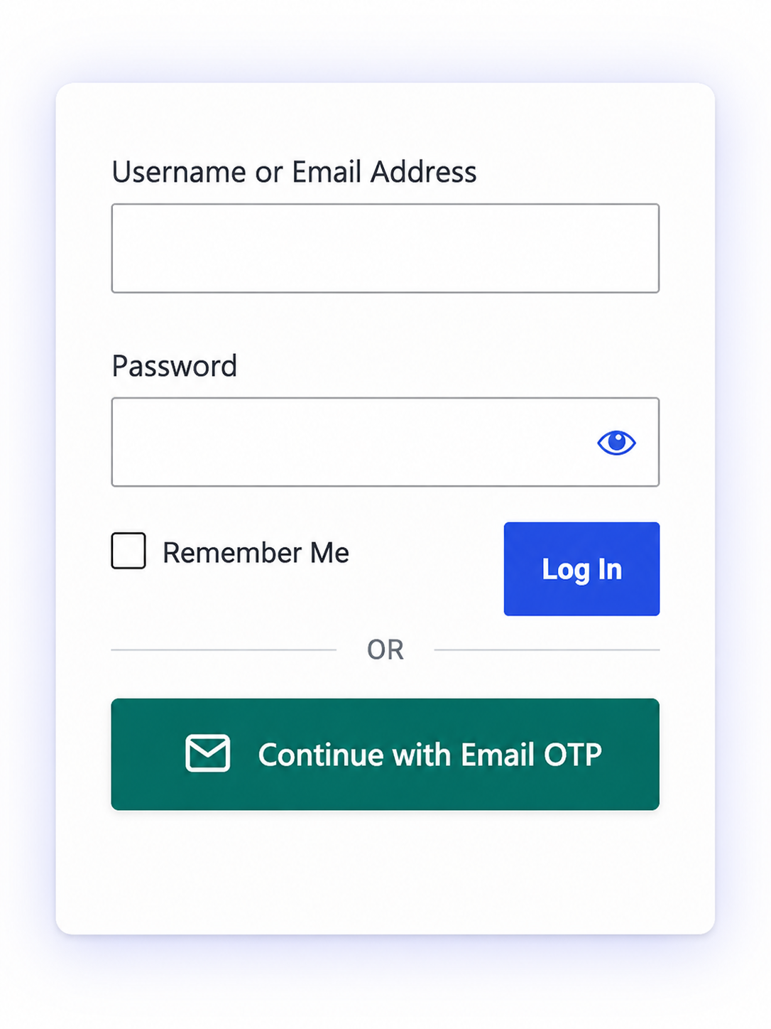 Email OTP login wordpress