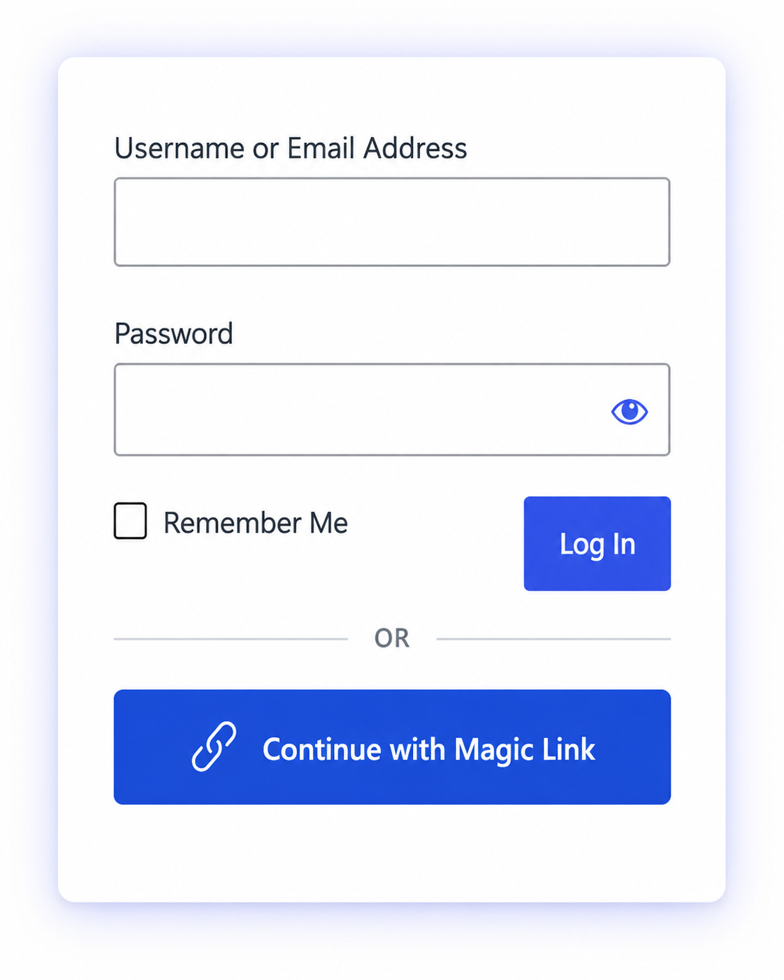 Magic link Login WordPress